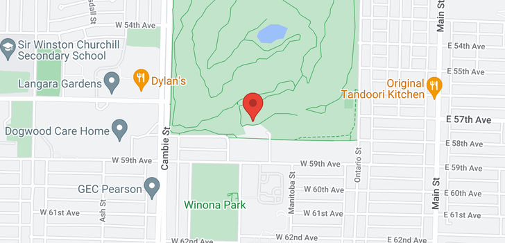 map of 101 477 W 59TH AVENUE